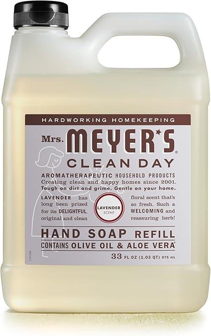 Mrs. Meyer's Clean Day Lavender Liquid Hand Soap Refill, 33oz