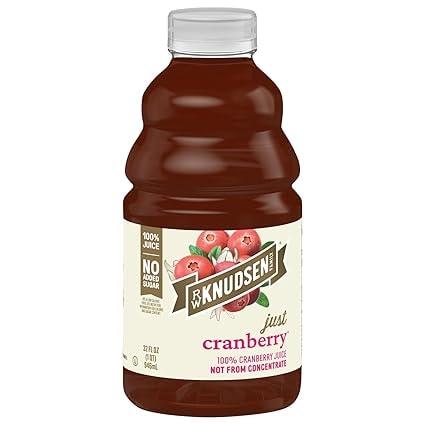 R.W. Knudsen Just Cranberry Juice, 32 Oz