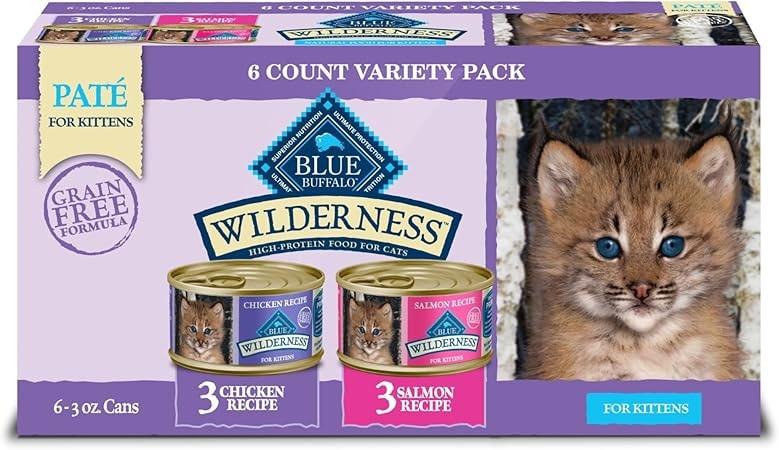 Blue Buffalo Wilderness Kitten Food Variety Pack