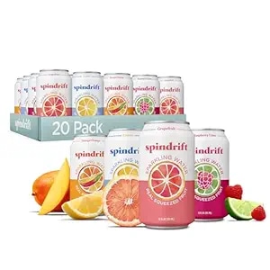 Spindrift Sparkling Water 4 Flavor Variety Pack