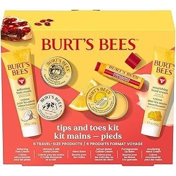 Burt's Bees 6-Pc Tips & Toes Travel Gift Set