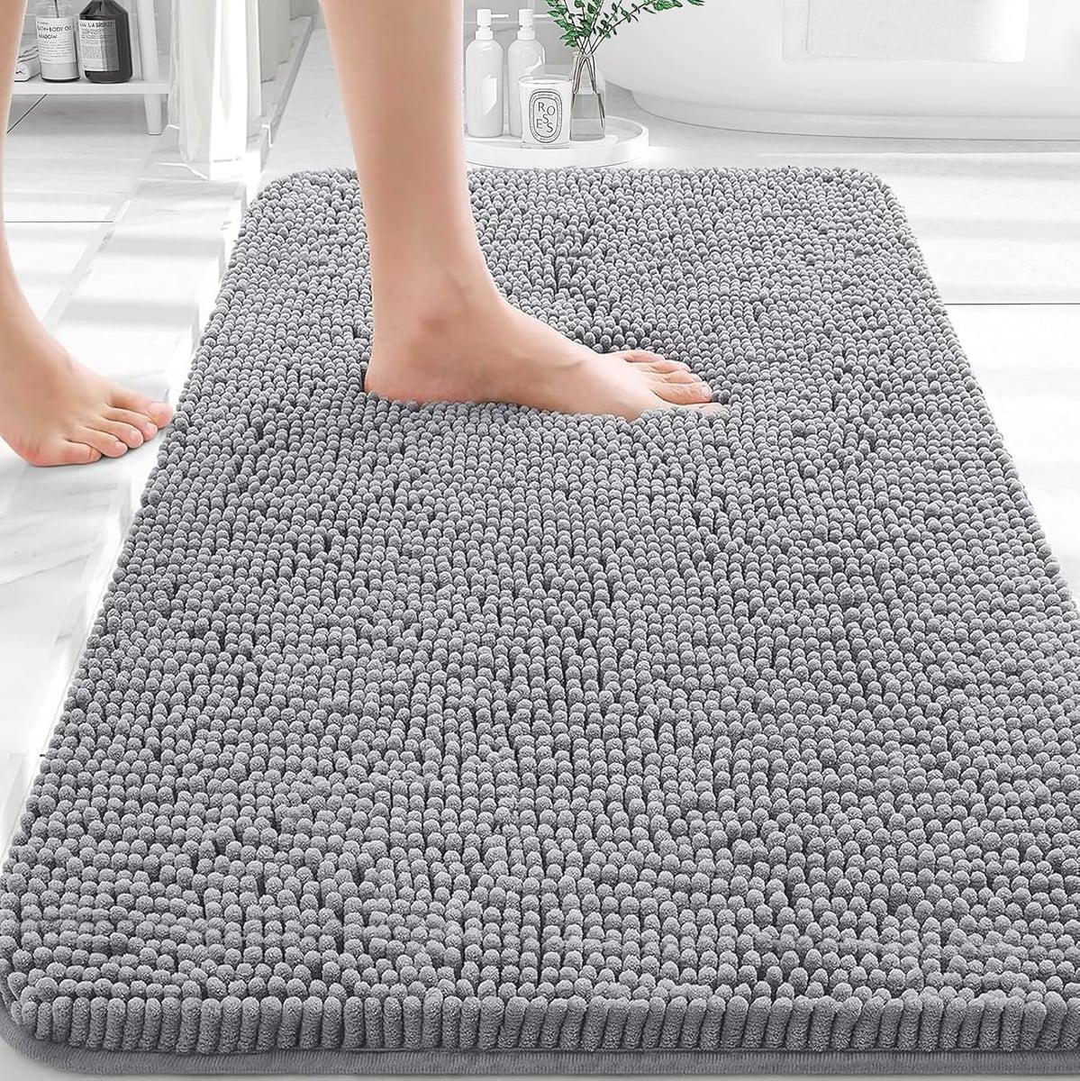 OLANLY 30" x 20" Extra Soft Absorbent Chenille Bathroom Rug