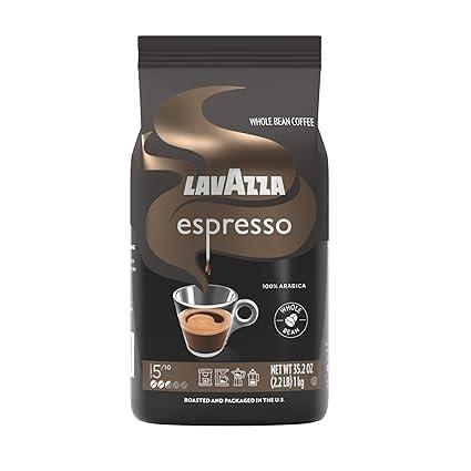 Lavazza Espresso Whole Bean Coffee, Medium Roast, 2.2 lb