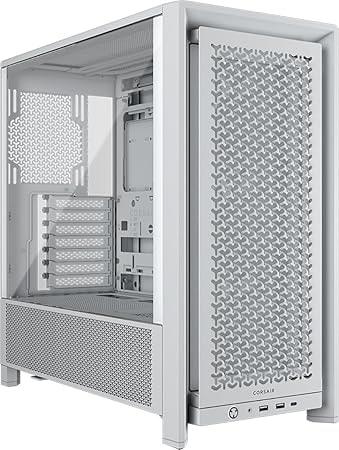Corsair 4000D RS Mid-Tower PC Case - White