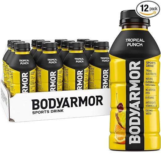 BODYARMOR Sports Drink Tropical Punch, 16-Oz Bottles (12-Pack)