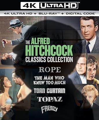 Alfred Hitchcock Classics Collection 4K UHD + Blu-ray + Digital