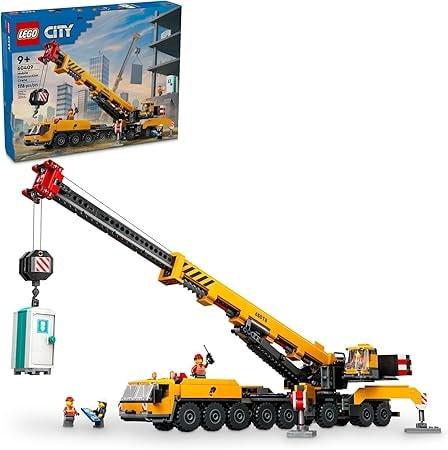 LEGO City Yellow Mobile Construction Crane Building Set (1116 Pieces)