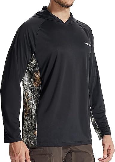 LOOGU Men's Long Sleeve UPF 50+ Sun Protection Hoodie