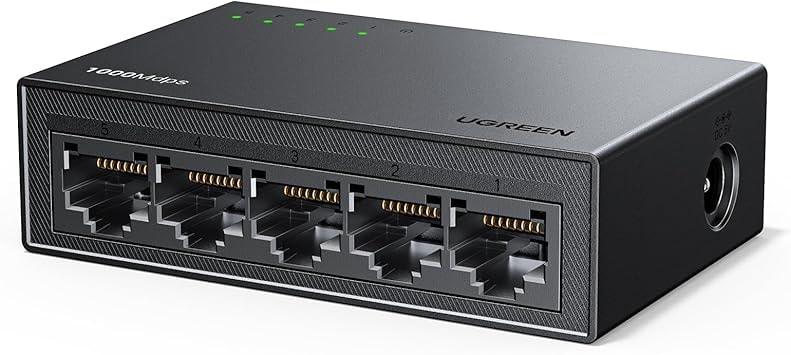 UGREEN 5-Port 1000Mbps Gigabit Ethernet Switch