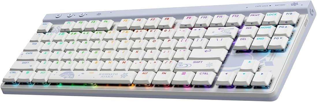 Logitech G515 Wireless TKL Gaming Keyboard Kamisato Ayaka Edition