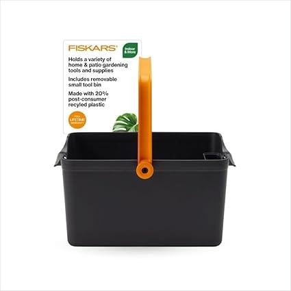 Fiskars Garden Tool Caddy Portable Storage Organizer
