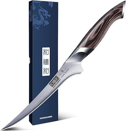 HOSHANHO 7 Inch Fillet Knife High Carbon Stainless Steel