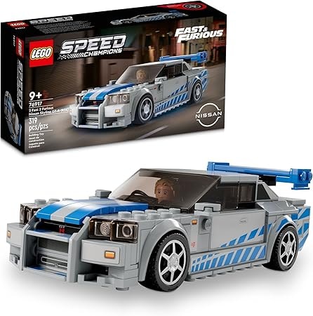 LEGO Speed Champions 2 Fast 2 Furious Nissan Skyline GT-R (R34) Building Set
