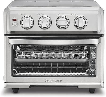 Cuisinart 1800W 8-in-1 Air Fryer Toaster Oven with Grill (Stainless Steel)