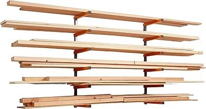 BORA Wood Organizer and Lumber Storage Metal Rack