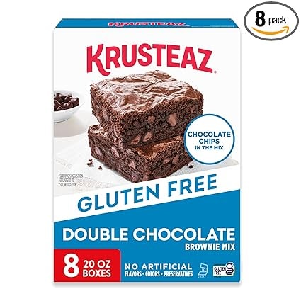 Krusteaz 8-Pack Gluten Free Double Chocolate Brownie Mix