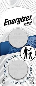 Energizer 2450 Lithium Coin Battery 2 Pack