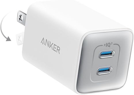 Anker 2-Port 47W USB-C GaN Foldable Wall Charger