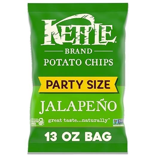 Kettle Brand Jalapeno Potato Chips, 13oz Bag
