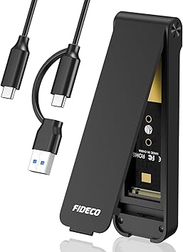 Fideco M.2 NVMe SSD Enclosure USB 3.2 Gen 2