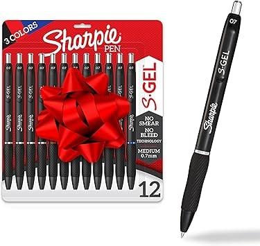 Sharpie S-Gel Medium Point 0.7mm Pens, 12-Count