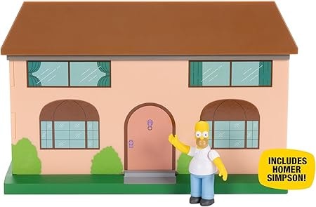 The Simpsons Living Room Diorama Playset with Homer Figure