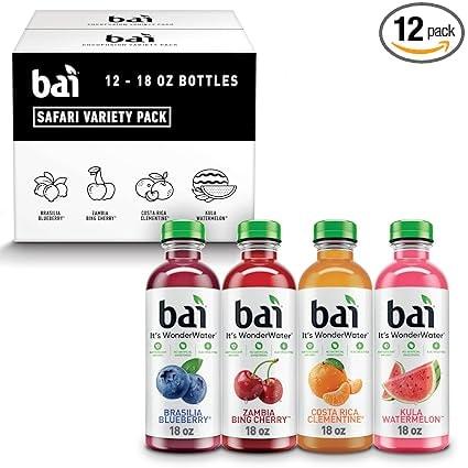 Bai Antioxidant Infused Water Variety Pack 12-Pack