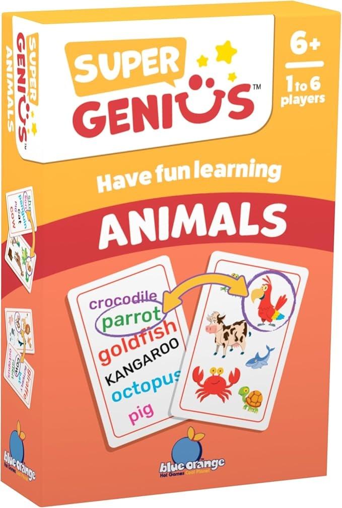 Blue Orange Super Genius Animals Educational Game