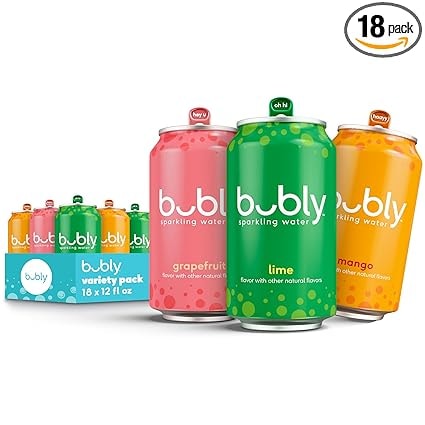 bubly Zero Calorie Sugar-Free Sparkling Water (Variety Pack)