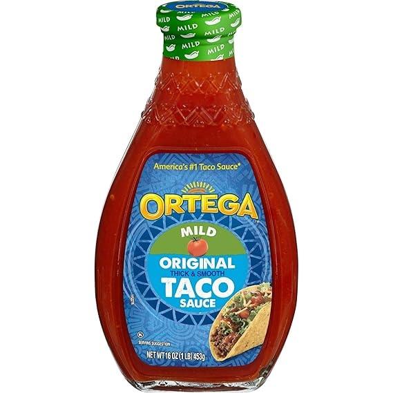 Ortega Original Taco Sauce (Mild), 16 Oz