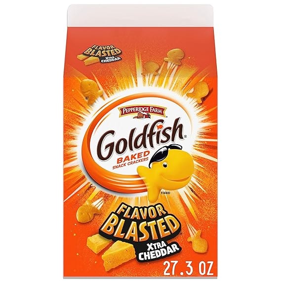 Goldfish Flavor Blasted Xtra Cheddar Snack Crackers