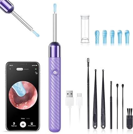 LEIPUT Ear Wax Removal Tool with HD Camera