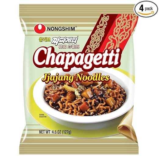 Nongshim Chapagetti Ramen Noodles, 4.5oz Packs