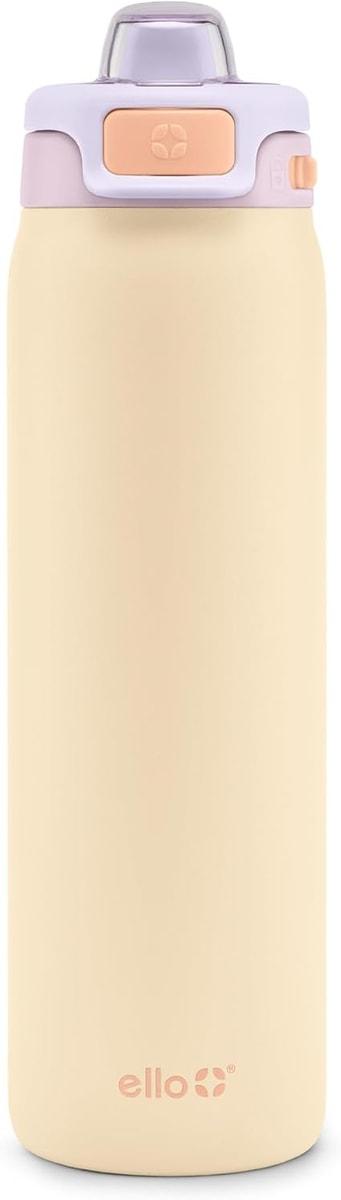 Ello 22-Oz Pop and Fill Stainless Steel Insulated Water Bottle