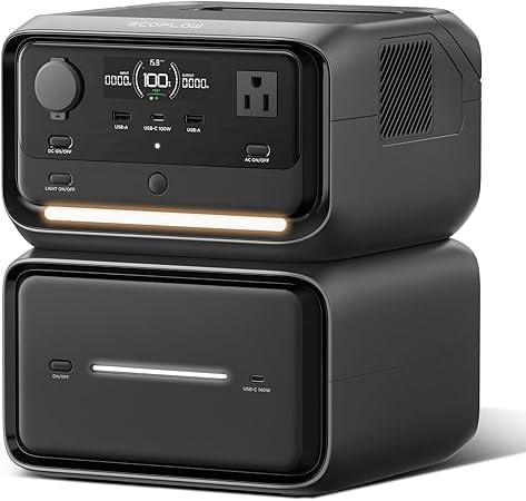 EF ECOFLOW River 3 Plus Portable Power Station with EB600 Battery