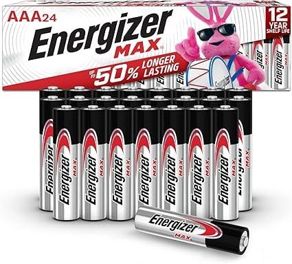 Energizer MAX AAA Batteries, 24-Count