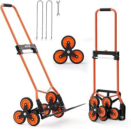 VEVOR 260-lbs Portable Stair Climbing Aluminum Trolley