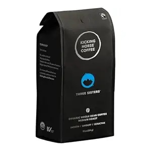 Kicking Horse Organic Medium Roast Whole Bean Coffee (Three Sisters)