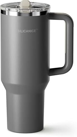 Silicanice Easy Clean Pro 40-Oz Insulated Stainless Steel Tumbler
