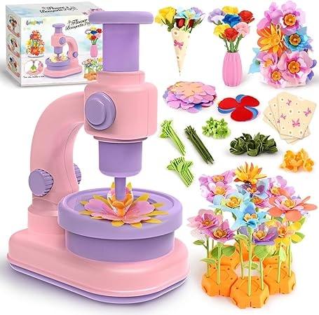 Letapapa DIY Fabric Flower Bouquet Craft Kit for Kids