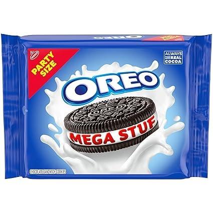 Oreo Mega Stuf Chocolate Sandwich Cookies