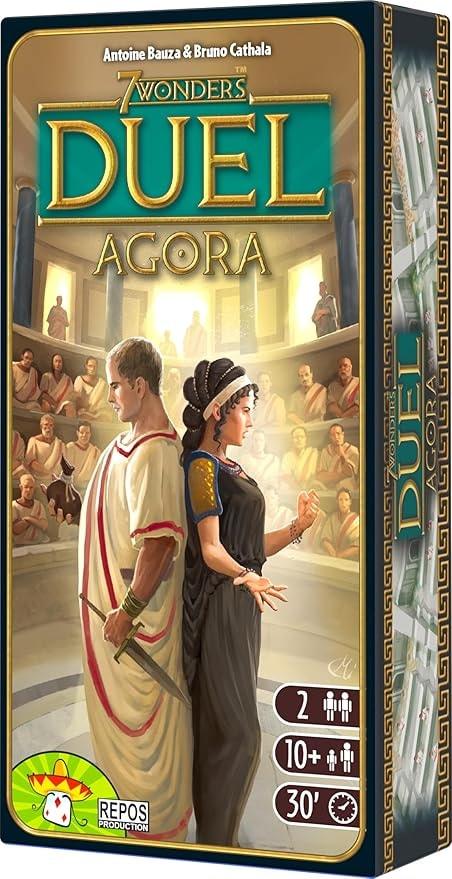 7 Wonders Duel Agora Expansion Strategy Board Game by Repos Production