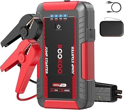 BooKoo 4500A Portable Car Jump Starter 20000mAh