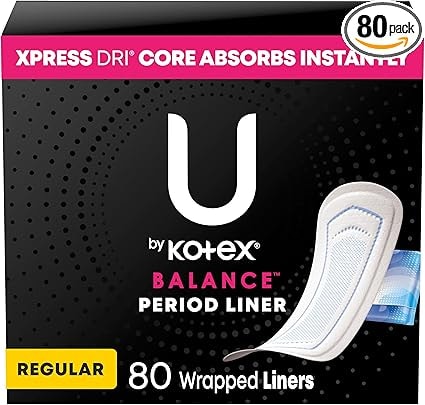 U by Kotex Balance Wrapped Panty Liners