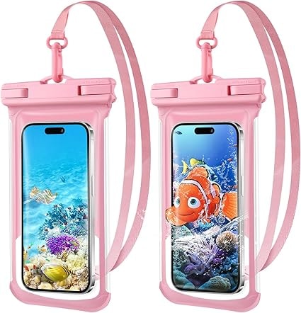 XFEXFE 2-Pack Waterproof Phone Pouch