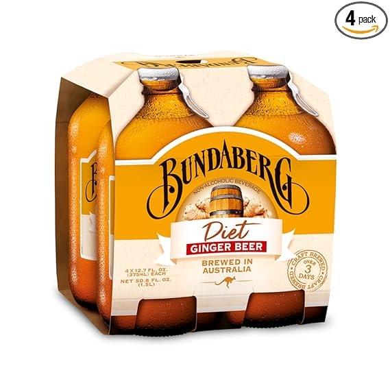 Bundaberg Diet Ginger Beer - 12.7 Oz Bottles (4-Pack)