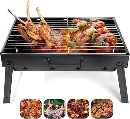 AGM Portable Folding Tabletop Charcoal Grill