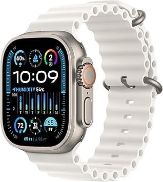 Apple Watch Ultra 2 GPS + Cellular Smartwatch 49mm Titanium/White