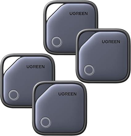 UGREEN FineTrack Smart Finder Bluetooth Tracker 4-Pack (iOS)