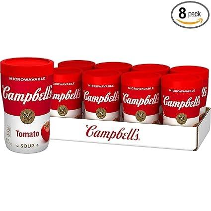 Campbell's Classic Tomato Sipping Soup, 11.1 Oz Cups (8-Pack)